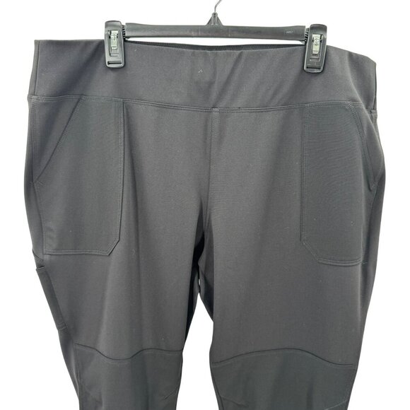 Carhartt Womens Black Fitted Pants XXL Durable Stretch With Pockets For Work - Picture 4 of 10